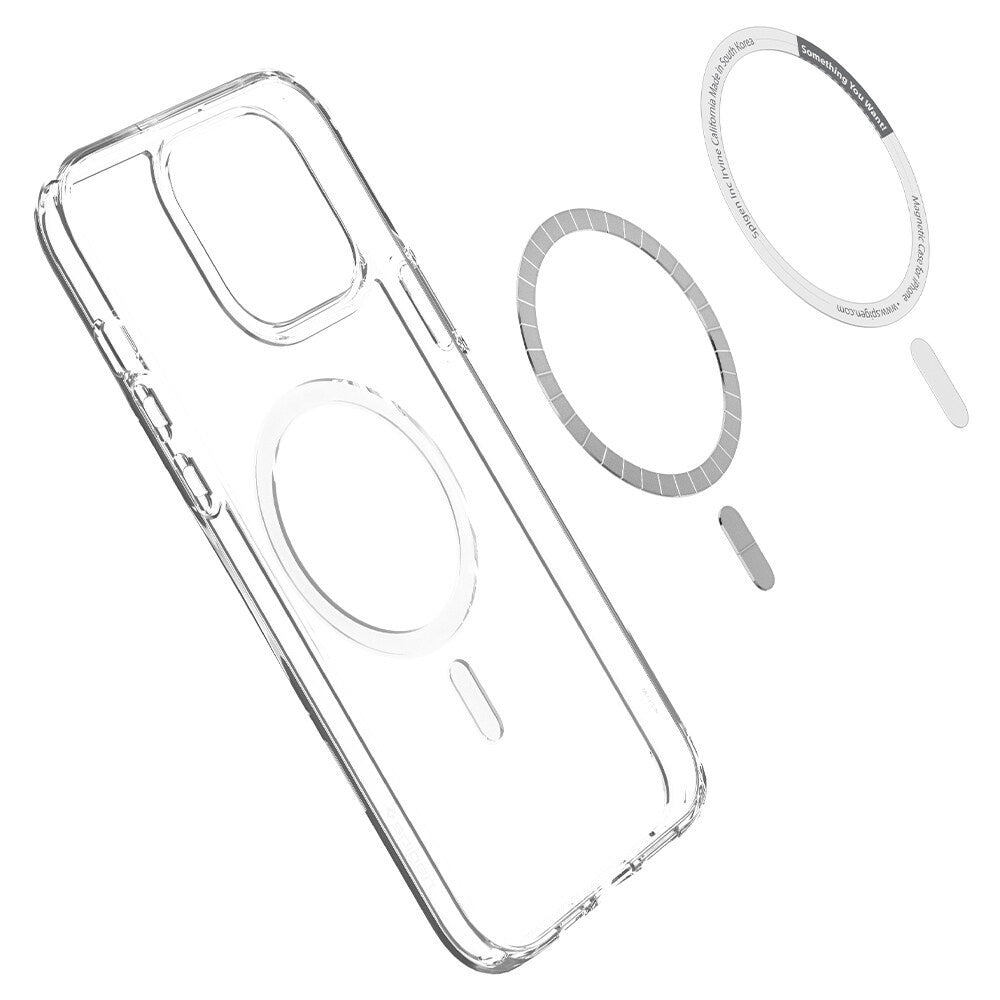 Sarung MagFit Hibrid Ultra SPIGEN untuk iPhone 13 Pro Max Sarung Dwi Lapisan dengan Magnet Terbenam untuk Pegangan MagSafe yang Lebih Kuat