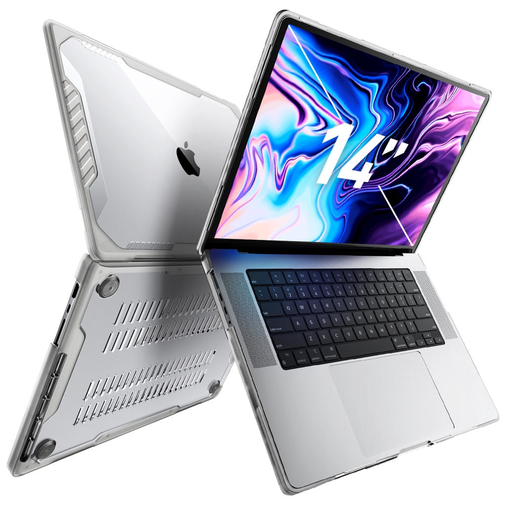 SUPCASE Unicorn Beetle Series Clear Case for MacBook Pro 14 / 16 Inch (2022 Release) M2 Pro / M2 Max TPU Cover