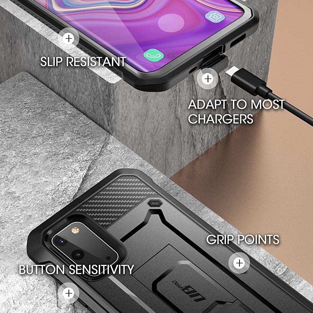 SUPCASE Galaxy S20 FE Unicorn Beetle Pro Rugged Case - Black