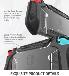Original Mumba Dockable Case for Nintendo Switch Blade Series with Nintendo Switch Console and Joy-Con Controller (Black)