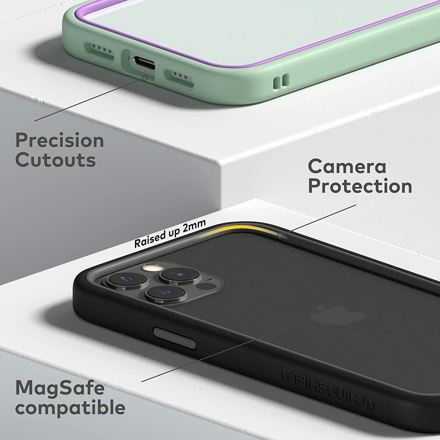 RhinoShield Mod NX iPhone 13 & 12 / Pro / Pro Max Customizable Shock Absorbent Heavy Duty Protective Cover