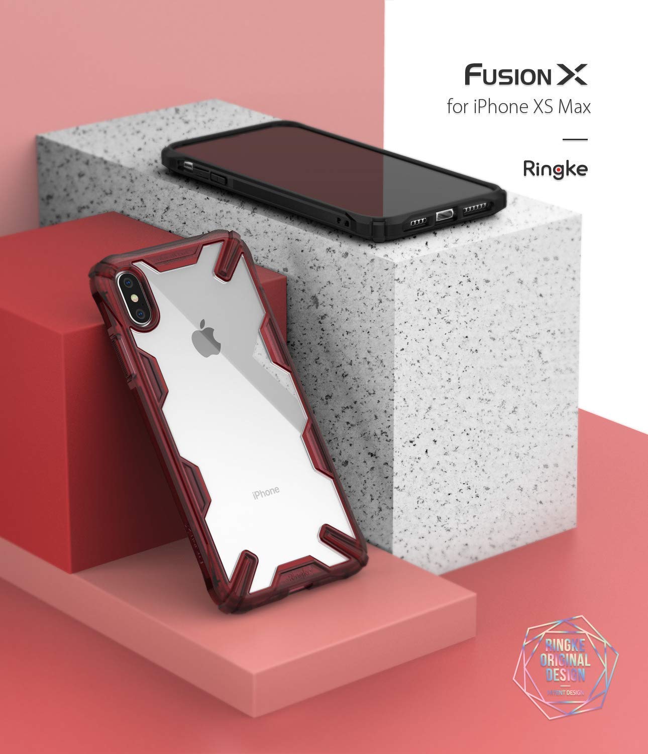 Ringke Fusion X iPhone XS / XS MAX / XR Sarung Perlindungan Calar Lutsinar