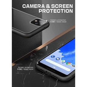 SUPCASE Unicorn Beetle Style Google Pixel 4 Premium Hybrid Protective Case (Black)