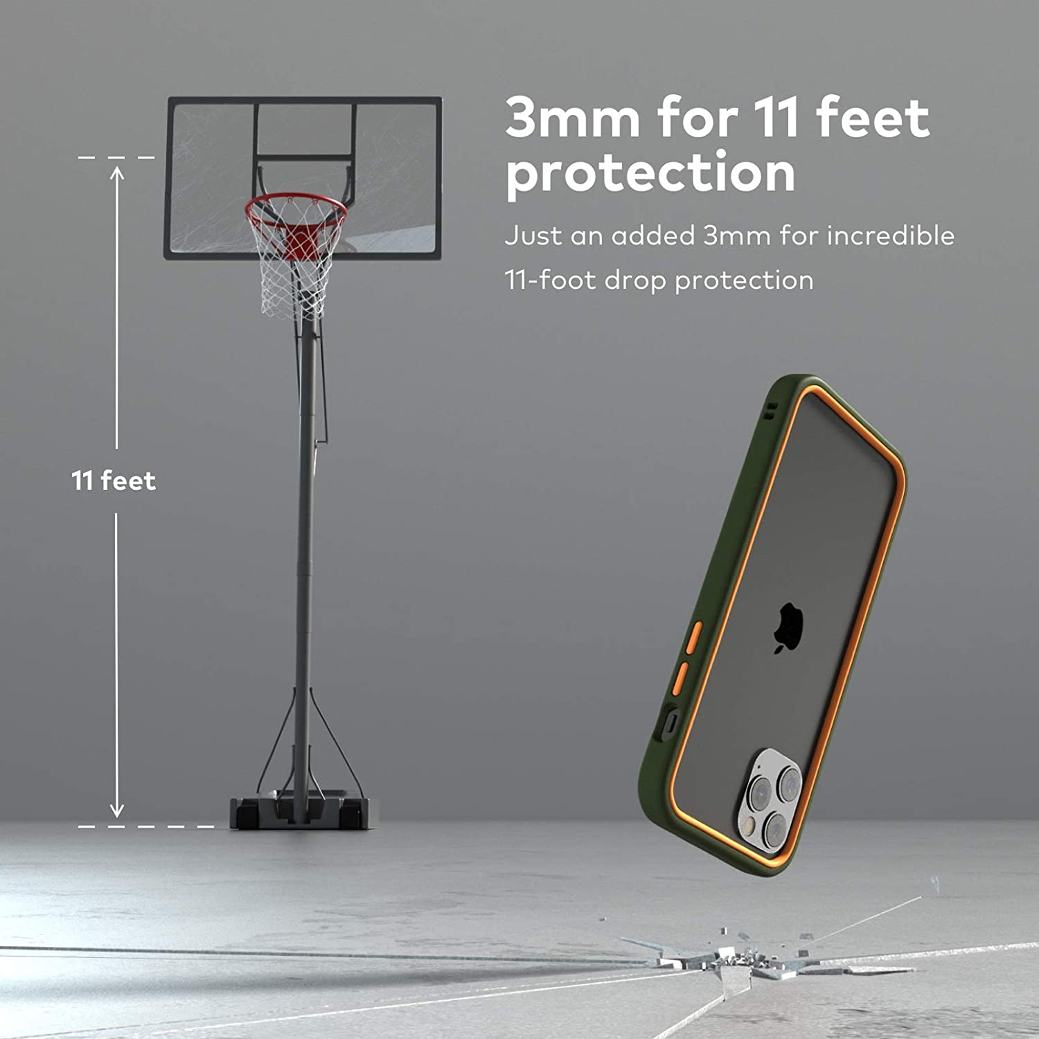 RhinoShield Mod NX iPhone 13 & 12 / Pro / Pro Max Customizable Shock Absorbent Heavy Duty Protective Cover