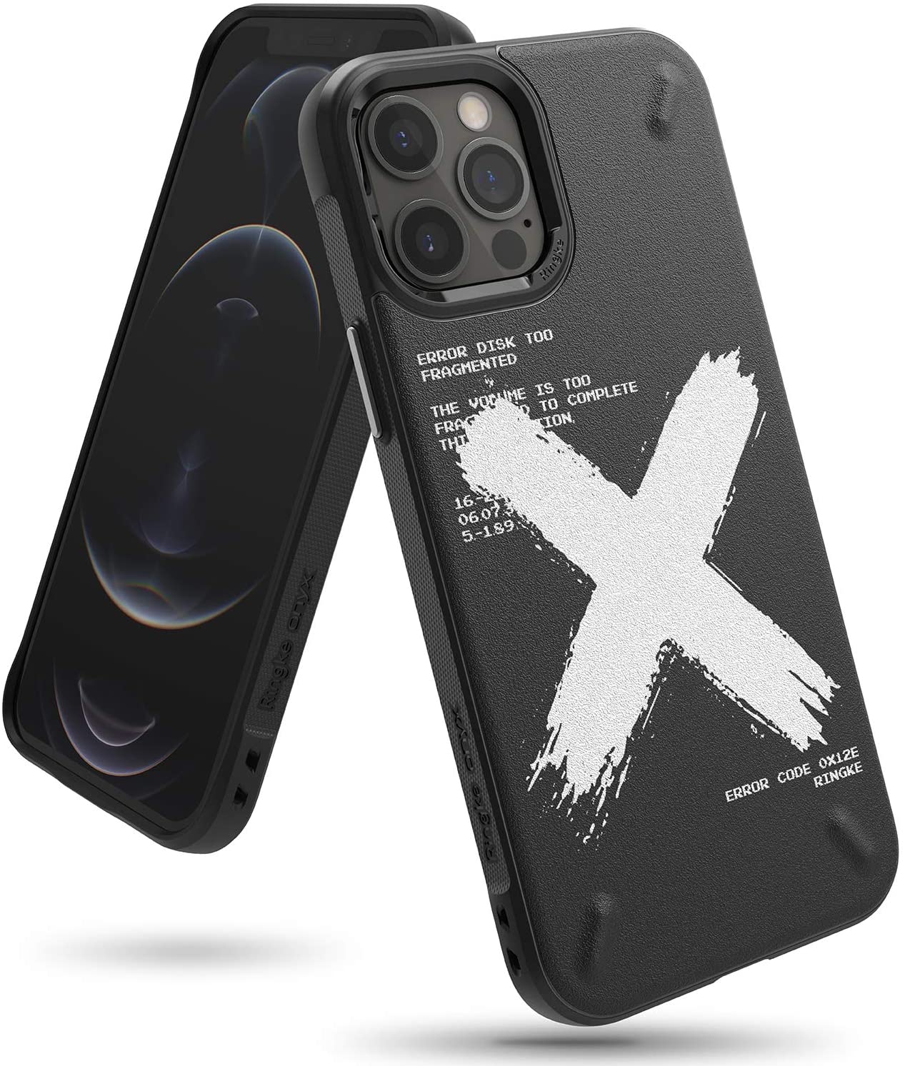 Ringke Onyx Case Compatible with iPhone 13 Pro, Tough Rugged TPU Heavy Duty Protective Cover - Dark Gray
