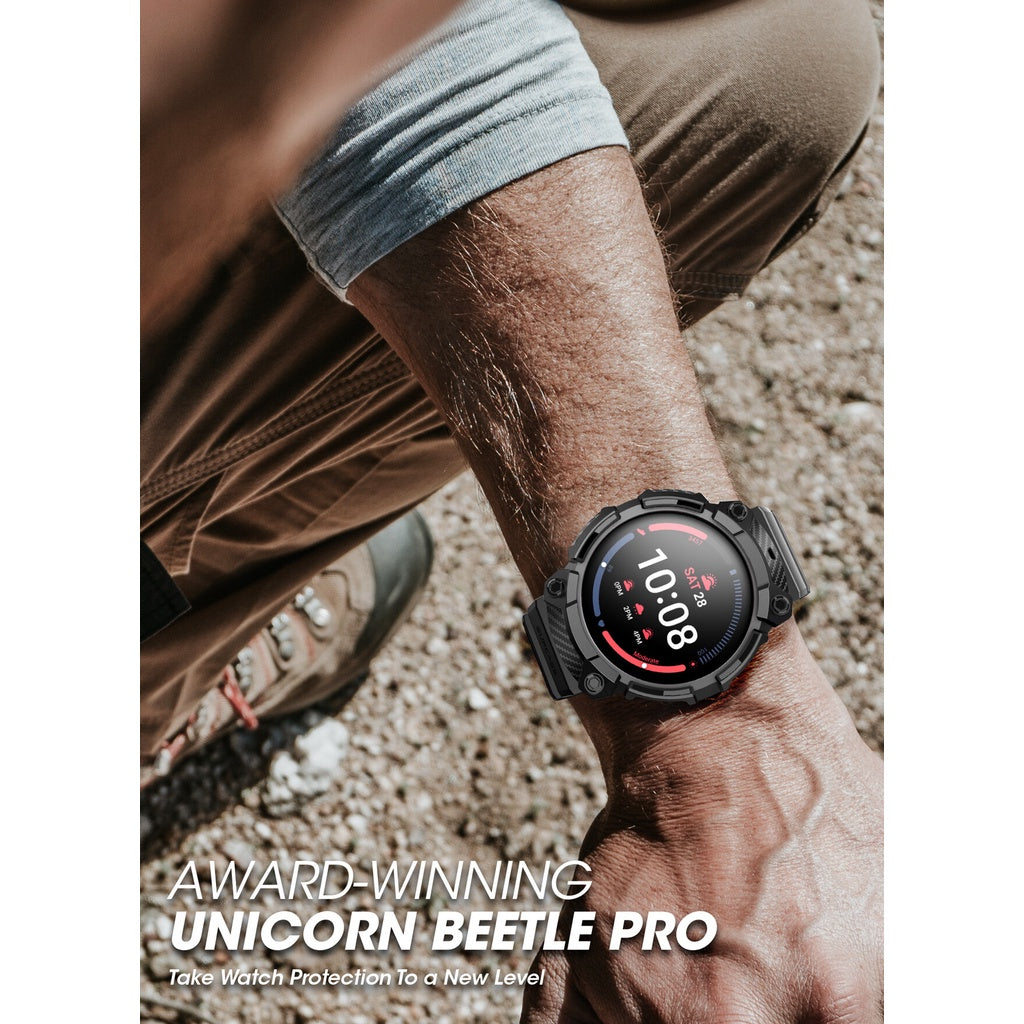 SUPCASE Sarung Siri Unicorn Beetle Pro untuk Galaxy Watch 5 Pro 45mm 2022 Sarung Pelindung Lasak dengan Jalur Tali