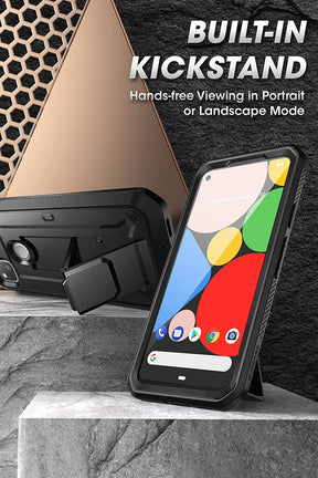 SUPCASE Unicorn Beetle Pro Google Pixel 4A (4G / 5G) Full-Body Rugged Holster Case with Built-in Screen Protector