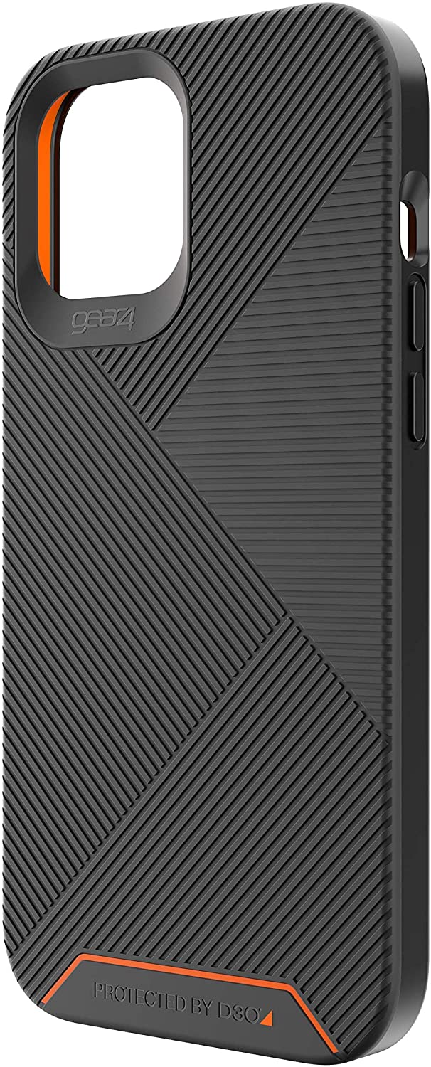 Gear4 D3O Battersea iPhone 12 / Pro / Pro Max Hardback Case with Advanced Impact Protection [ Protected by D3O ] with Reinforced Back Protection