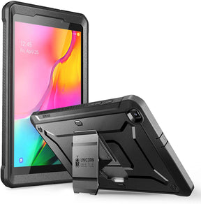 SUPCASE Unicorn Beetle Pro Galaxy Tab A 8.0 with Built-in Screen Protector Full-Body Rugged Heavy Duty Case (Black)