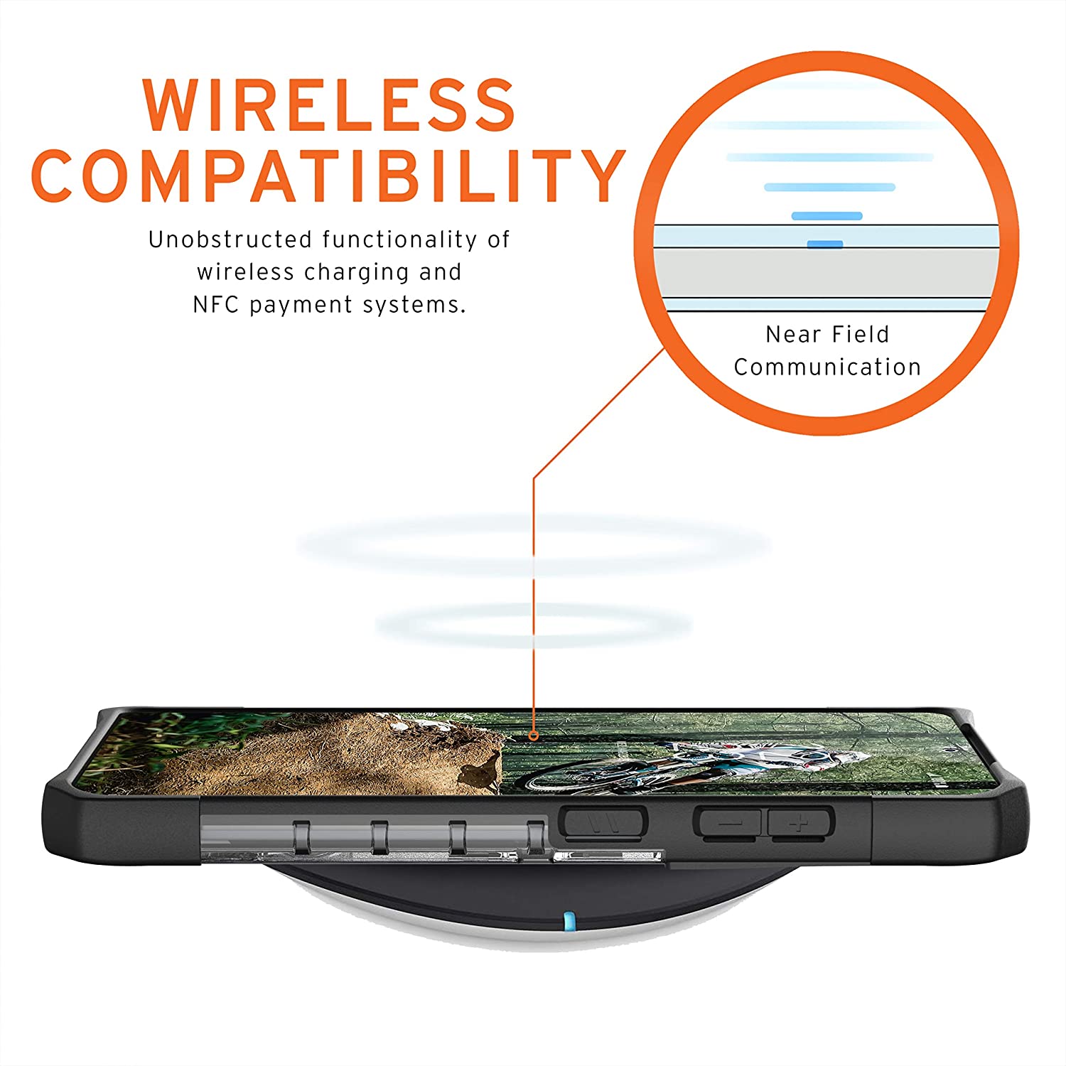 UAG Plasma Samsung Galaxy S21 / Plus / Ultra Wireless Charging Compatible Cover, Shockproof Mobile Phone Case, Ultra Slim Bumper