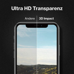 RhinoShield 3D Impact iPhone 11/Pro/Pro Max/XS/XS Max/XR | 3D Curved Full Coverage - Scratch Resistant Screen Protector