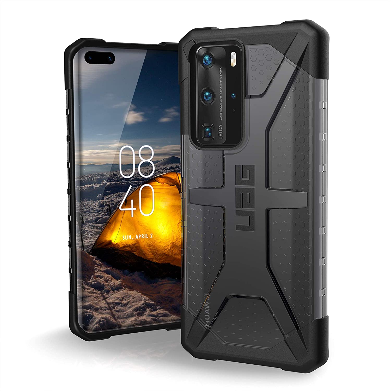 UAG Huawei P40 / P30 Case Plasma [Ash] Rugged Translucent Ultra-Thin Military Drop Tested Protective Cover