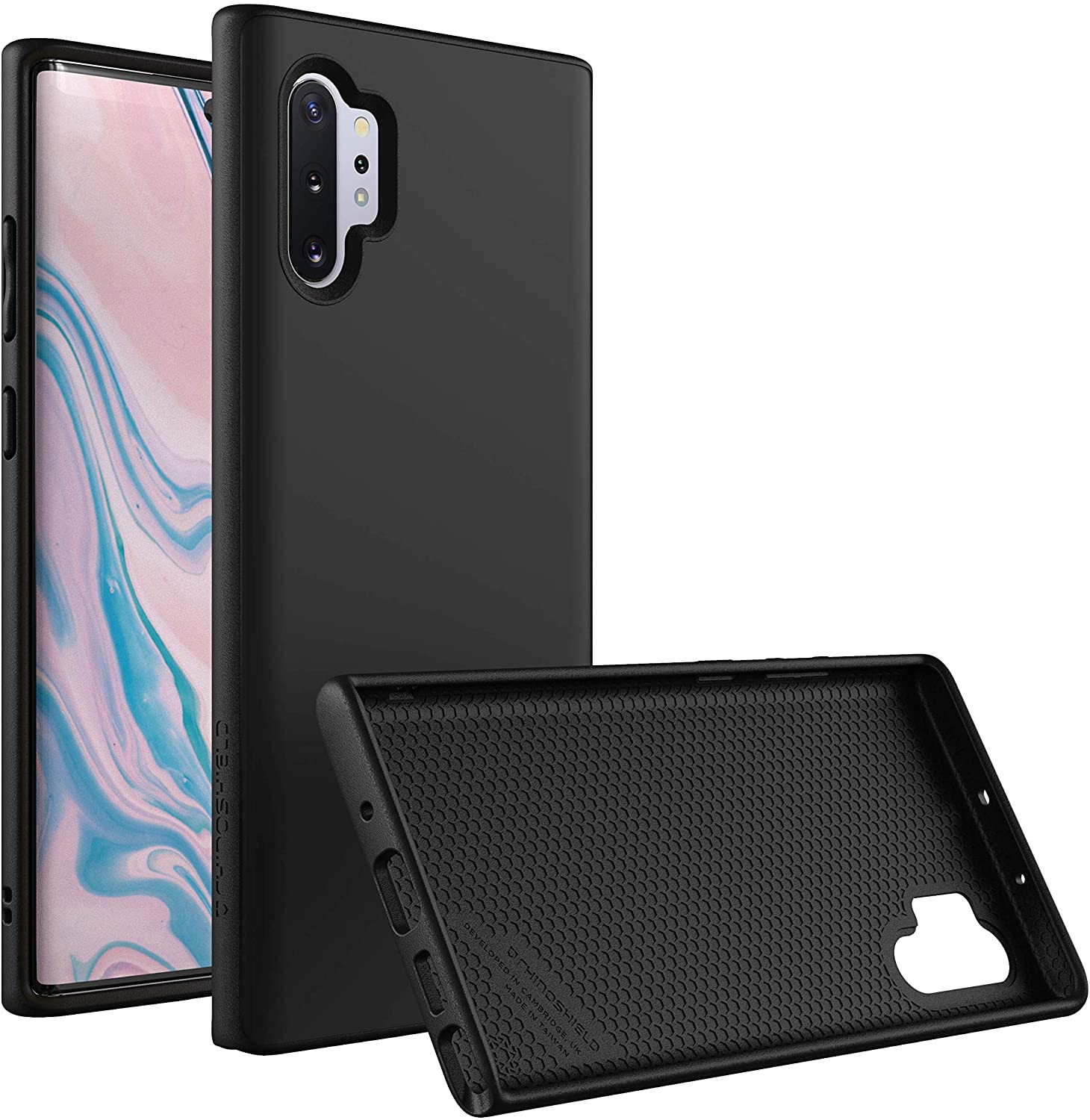 RhinoShield SolidSuit Galaxy Note 10 / Note 10 Plus Shock Absorbent Slim Cover, Premium Matte Finish [3.5M/11ft Drop Protection]