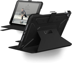 UAG iPad 10.2 inch 2019/2020 Metropolis Rugged Heavy Duty Protective Cover Multi-Angle Viewing Folio Stand with Pencil Holder