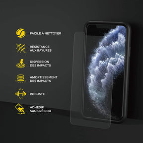 RhinoShield Impact Flex OnePlus 8 / 8 Pro / 8T Edge to Edge/Impact Damping - Clear and Scratch Resistant Screen Protector