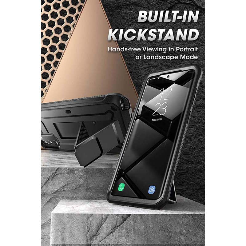 SUPCASE Unicorn Beetle Pro Galaxy Note 20 / Note 20 Ultra Full-Body Rugged Holster & Kickstand Without Built-in Screen Protector (Black)