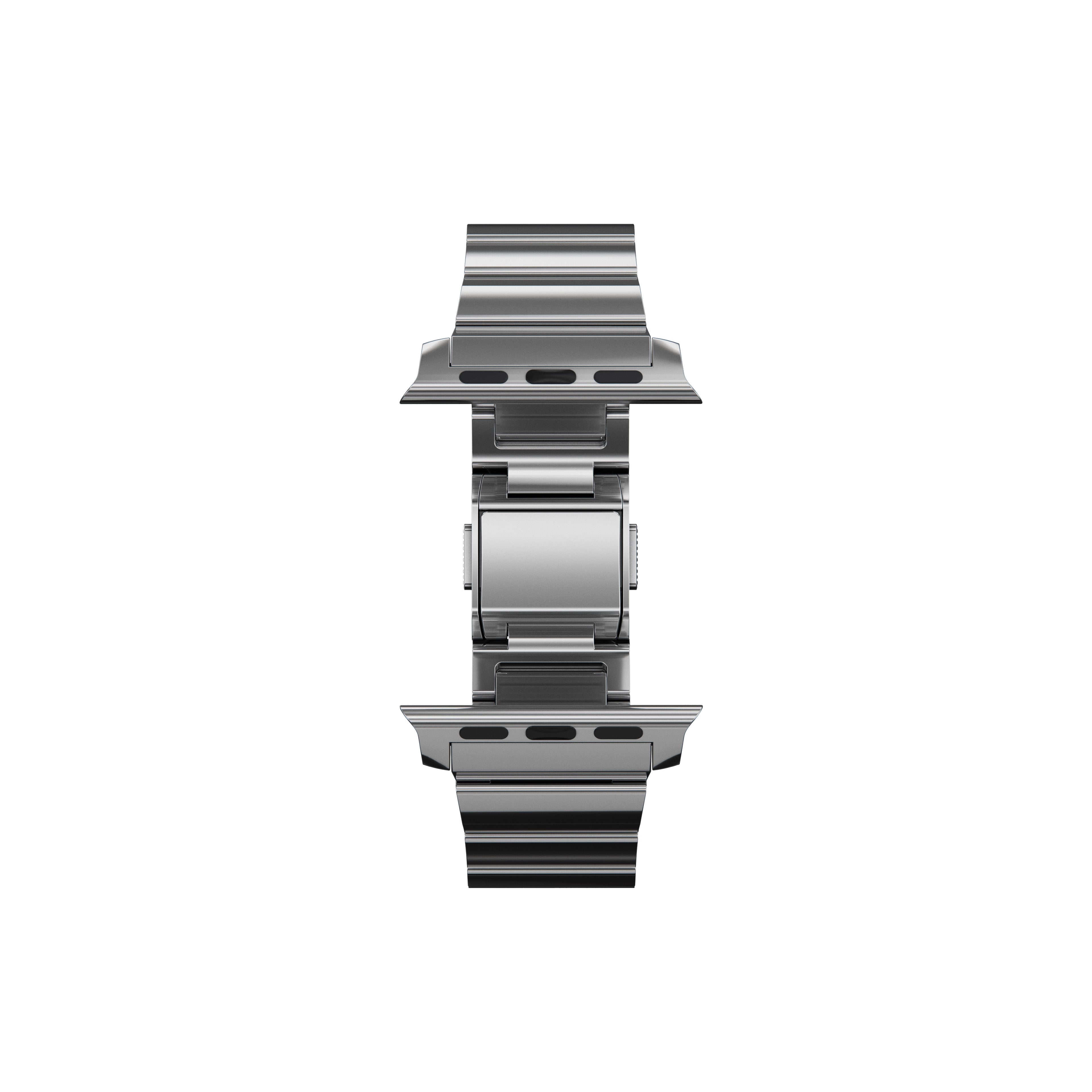 Nomad Steel Band Versi 2 serasi untuk Apple Watch Series SE/Ultra/8/7/6/5/4/3/2