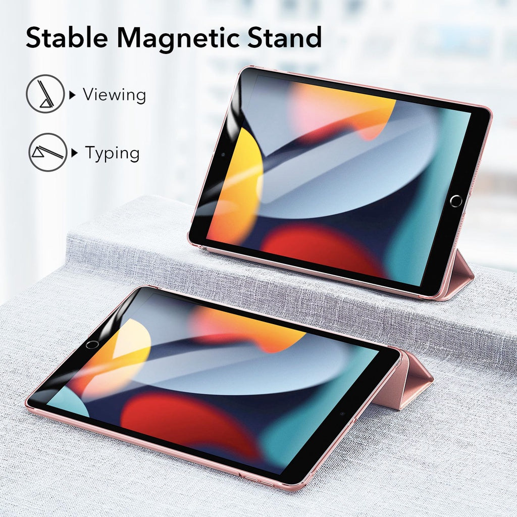 ESR Ascend Trifold iPad 9 / 8 / 7 Generation 10.2” Trifold Smart Case Auto Sleep Wake Lightweight Case Cover