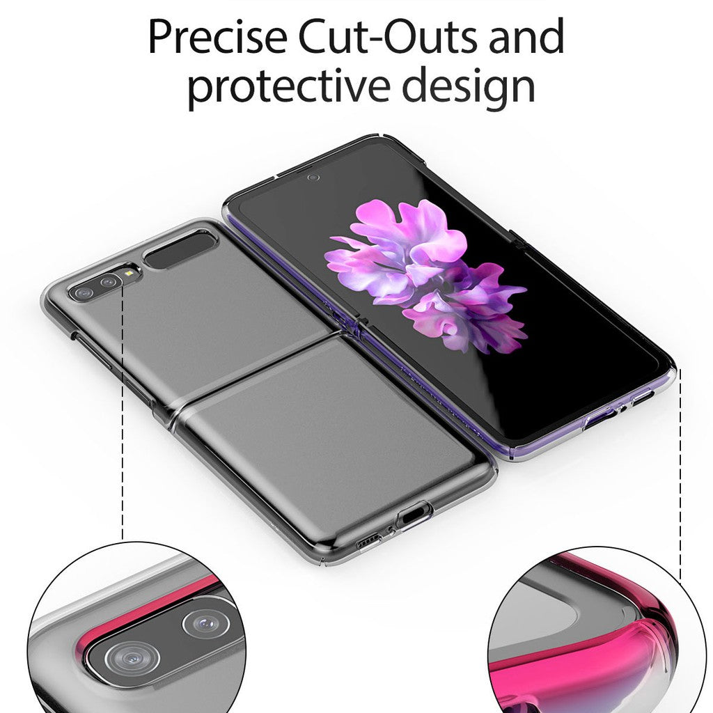 Araree Nukin Galaxy Z Flip Transparent Polycarbonate Premium Hard Coating Slim Case Clear