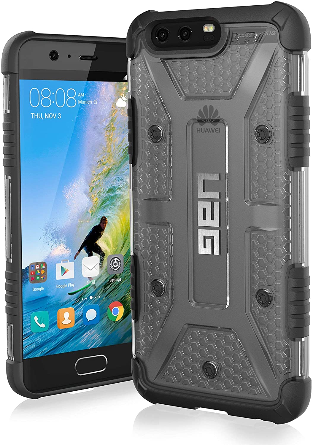 UAG Huawei P20 / P10 / Mate 20 / Mate 10 Plasma Feather-Light Rugged Military Drop Tested Phone Case