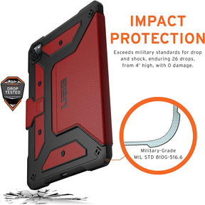 UAG iPad Pro 11 / 12.9 inch 2020 Case Metropolis Folio Slim Heavy-Duty Tough Multi-Viewing Angles Stand Military Drop Tested Rugged Protective Cover