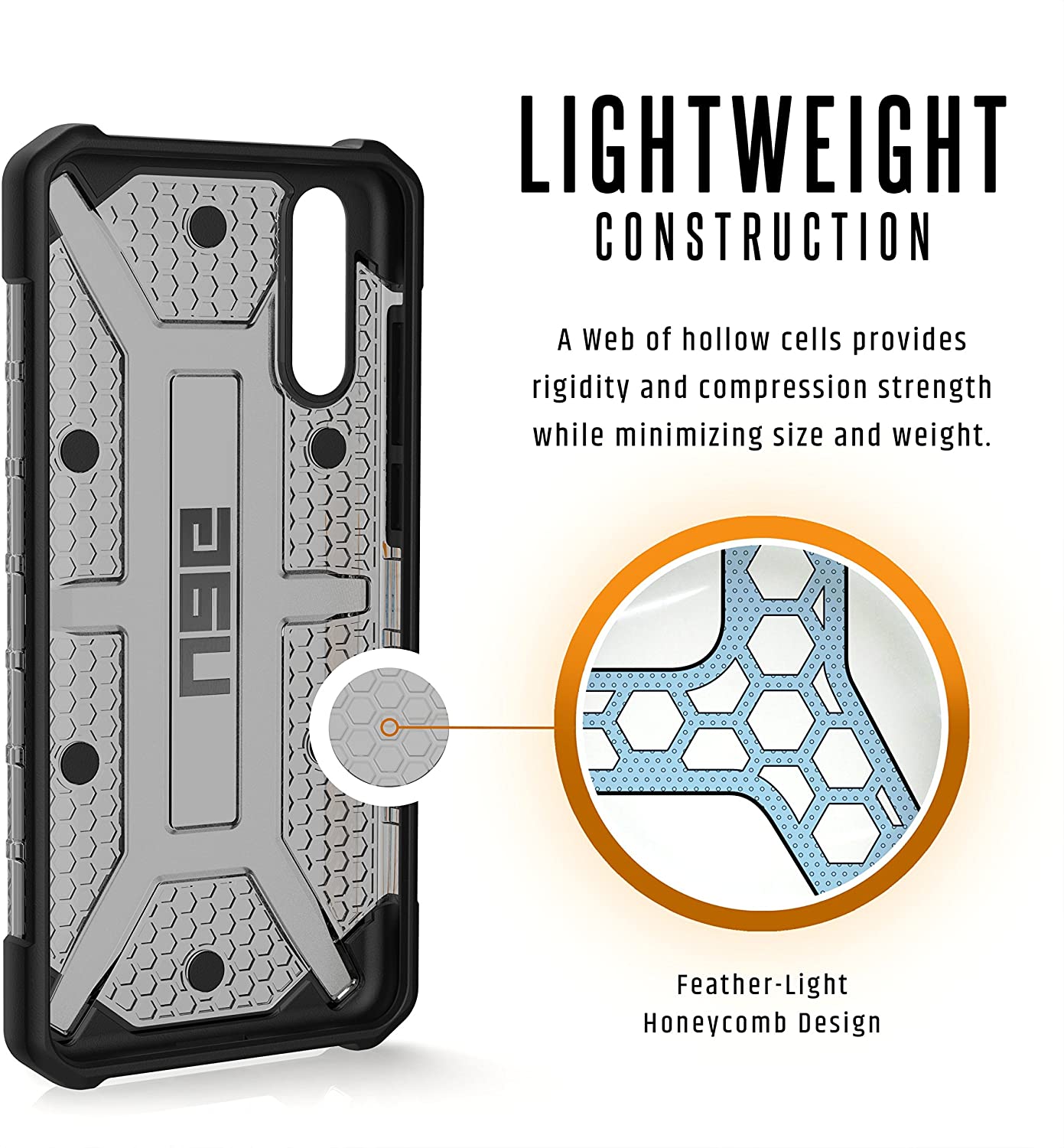 UAG Huawei P20 / P10 / Mate 20 / Mate 10 Plasma Feather-Light Rugged Military Drop Tested Phone Case