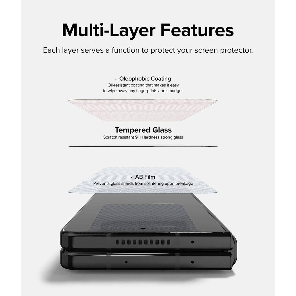 Ringke Cover Display Glass For Galaxy Z Fold 4 5G Screen Protector