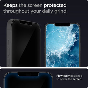 Spigen iPhone 12 / Pro / Pro Max / Mini GLAS.tR Privacy HD Screen Protector (1Pack)