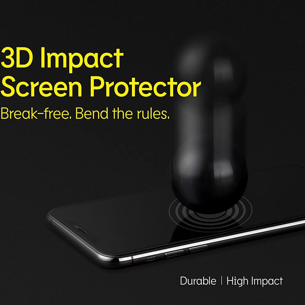 RhinoShield 3D Impact Privacy iPhone 13 / 12 / 11 / XS / XR / SE 3 2 / 8 / 7 Alignment Frame Screen Protector