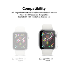Ringke Easy Flex Apple Watch Series 6 / SE / 5 / 4 (44mm) Screen Protector (3 pcs)