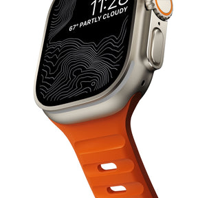 Nomad Sport Bands Version 2 Ultra Orange Compatible for Apple Watch Ultra / 8 / 7 / 6 & 49mm /45mm / 44mm / 42mm