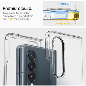 Spigen Ultra Hybrid Designed for Galaxy Z Fold 4 Case (2022) - Crystal Clear