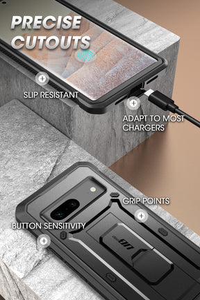 SUPCASE Unicorn Beetle Pro Series Case for Google Pixel 7 (2022 Release), Full-Body Rugged Belt-Clip & Kickstand Case with Built-in Screen Protector