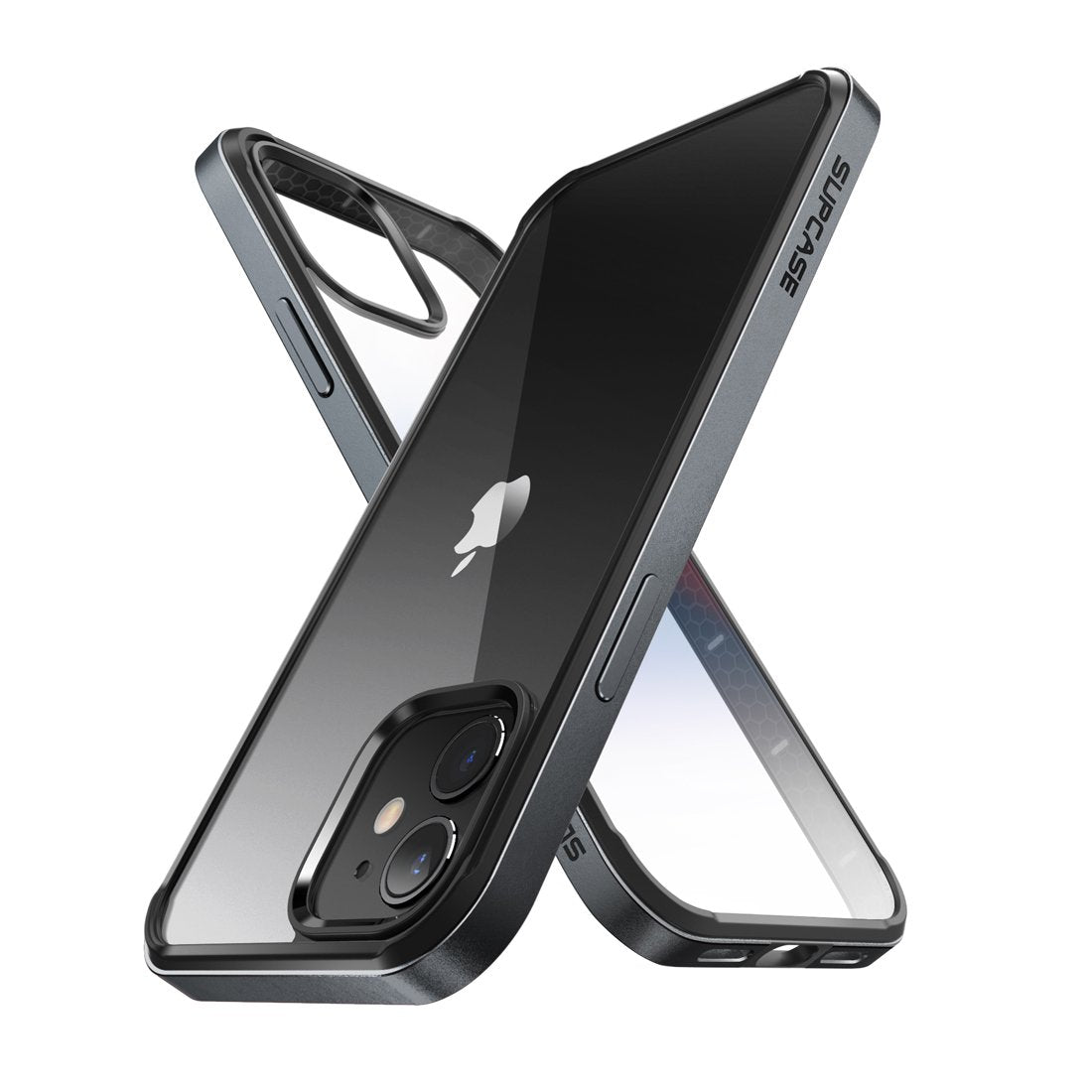 Supcase Unicorn Beetle Edge iPhone 11 6.1 inch Clear Bumper Case - Black
