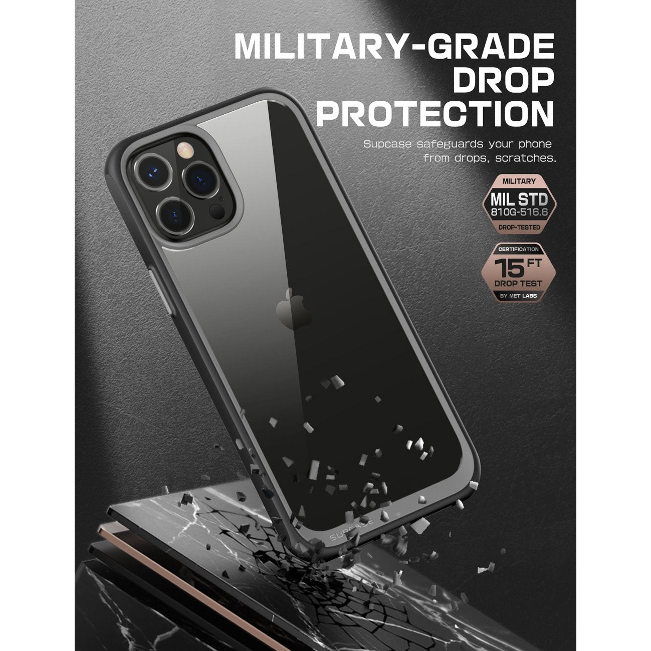 SUPCASE iPhone 13 / Pro / Pro Max / Mini Unicorn Beetle Style Slim Clear Case Cover