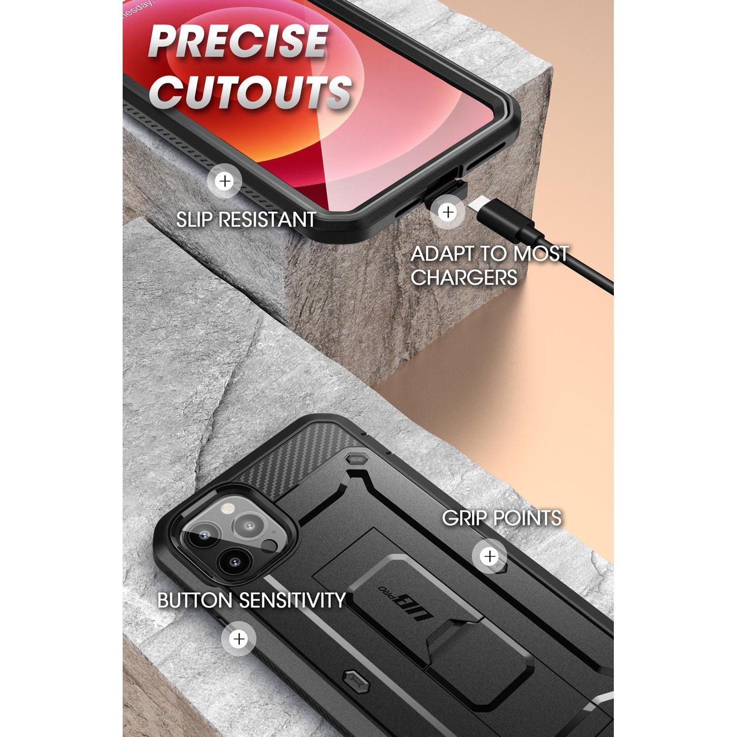 SUPCASE iPhone 13 / Pro / Pro Max Unicorn Beetle Pro Rugged Case Cover