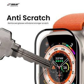 Zeelot PIshield Tempered Glass Screen Protector for Apple Watch Ultra 49mm