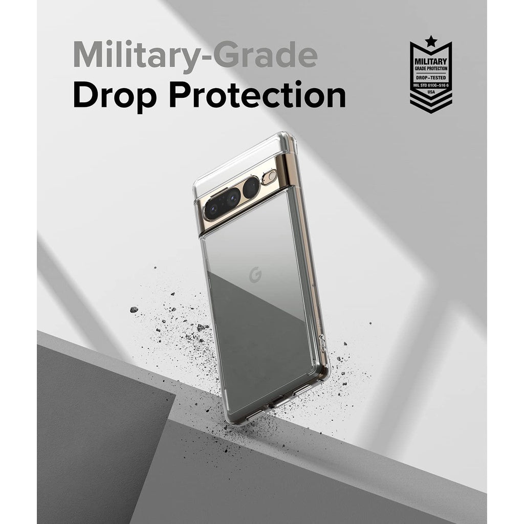 Ringke Fusion [Minimalist Fit] Compatible with Google Pixel 7 / 7 Pro Case 5G Transparent Elegant Look Cover Clear