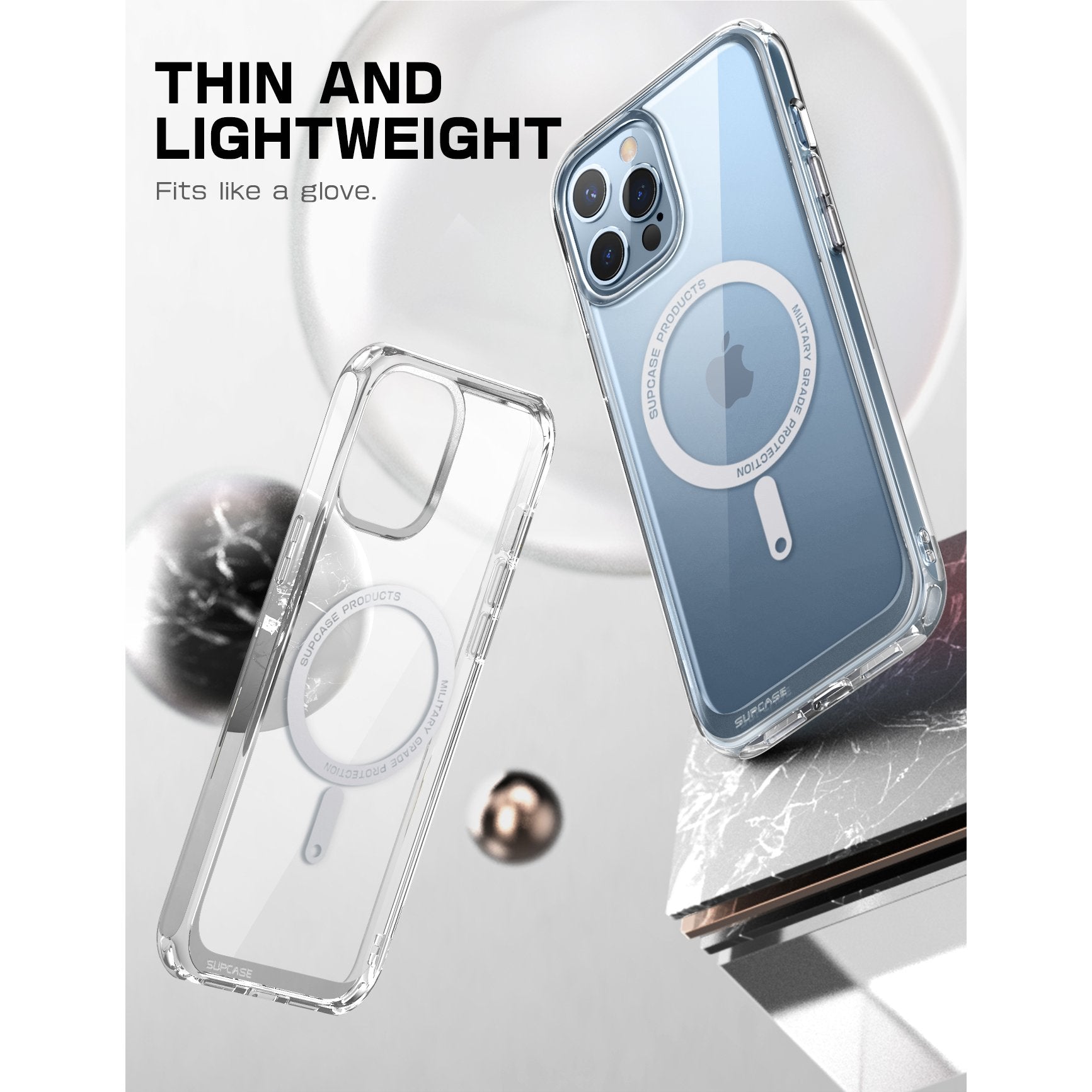 SUPCASE iPhone 13 Pro / Pro Max Unicorn Beetle MAG Slim Clear MagSafe Case