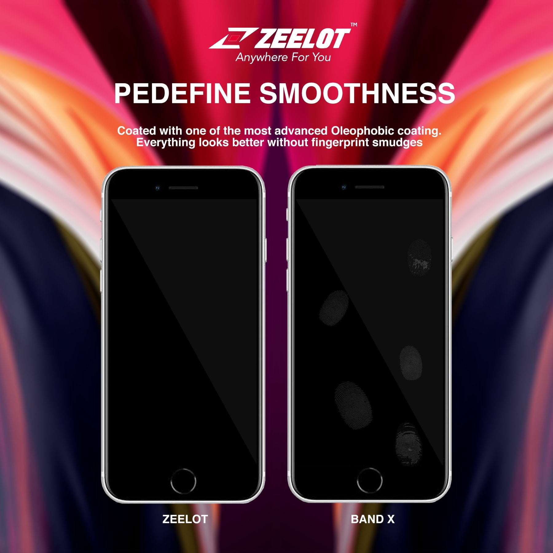 ZEELOT iPhone SE 2020 PureGlass 2.5D Clear Tempered Glass Screen Protector
