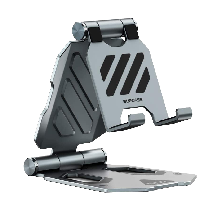 SUPCASE Portable Adjustable Desk Aluminum Mount Holder Dock for Mobile Smartphone iPhone Galaxy Huawei Oneplus Google
