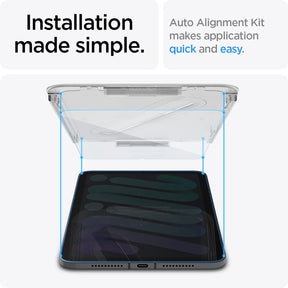 Spigen Tempered Glass Screen Protector [GlasTR EZ Fit] Designed for iPad Mini 6 8.3 inch 9H Hardness