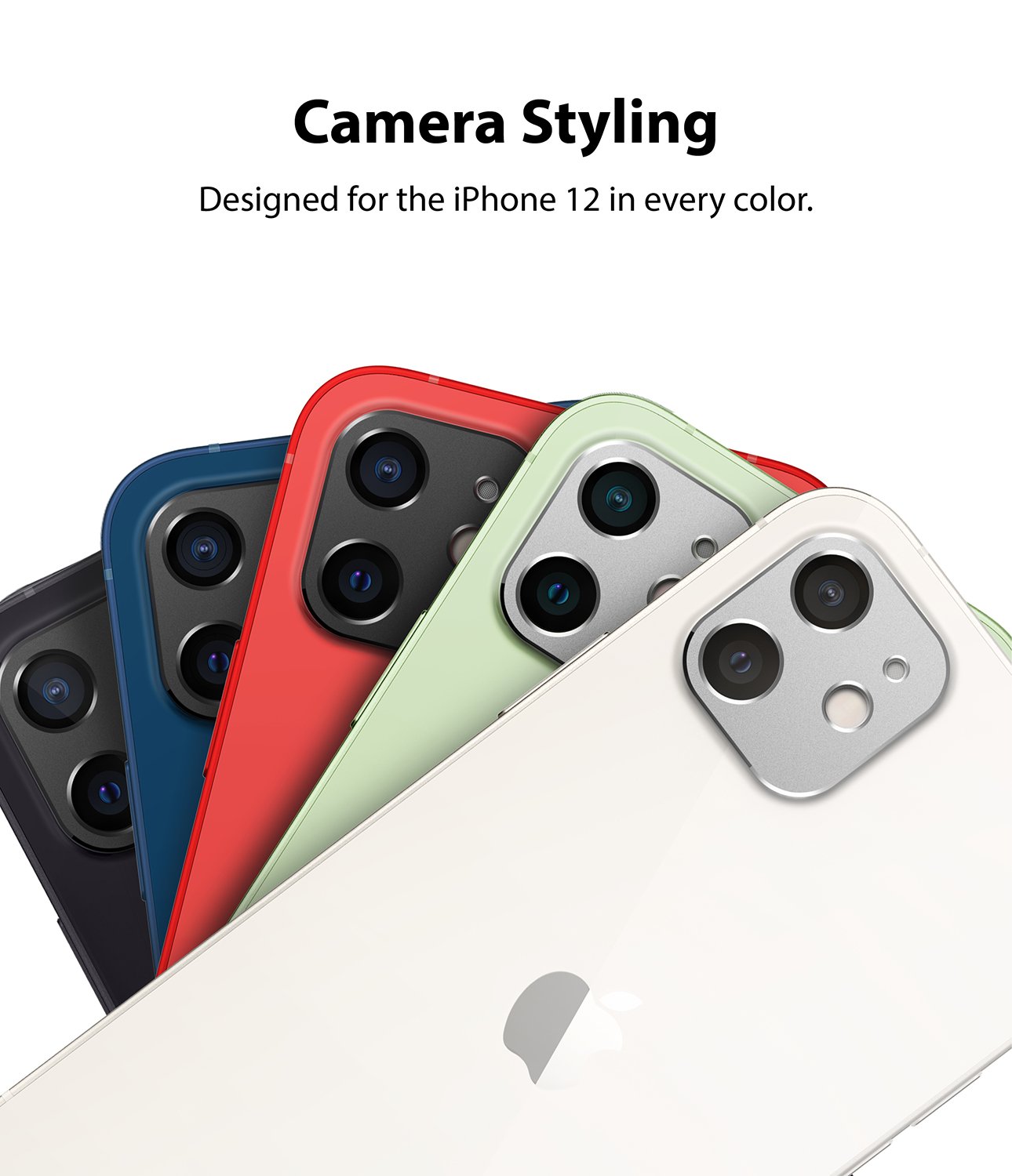 Ringke Camera Styling iPhone 12 / Pro / Pro Max Aluminium Frame Camera Lens Protector