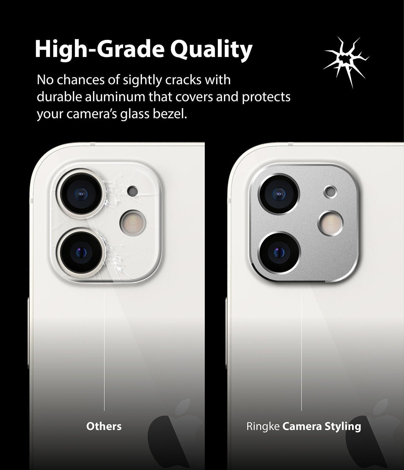 Ringke Camera Styling iPhone 12 / Pro / Pro Max Aluminium Frame Camera Lens Protector
