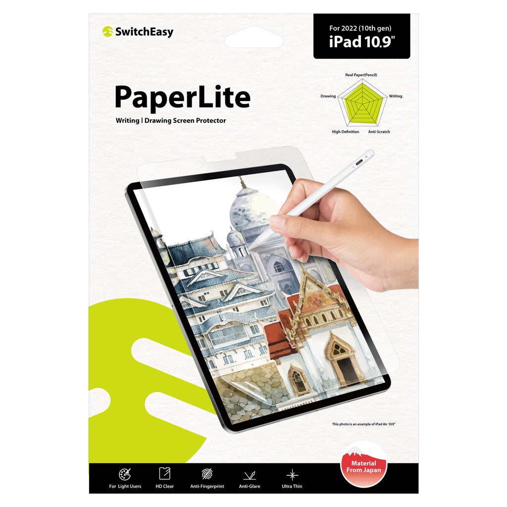 SwitchEasy Paperlite Screen Protector for iPad 10.9 (2022) - Transparent