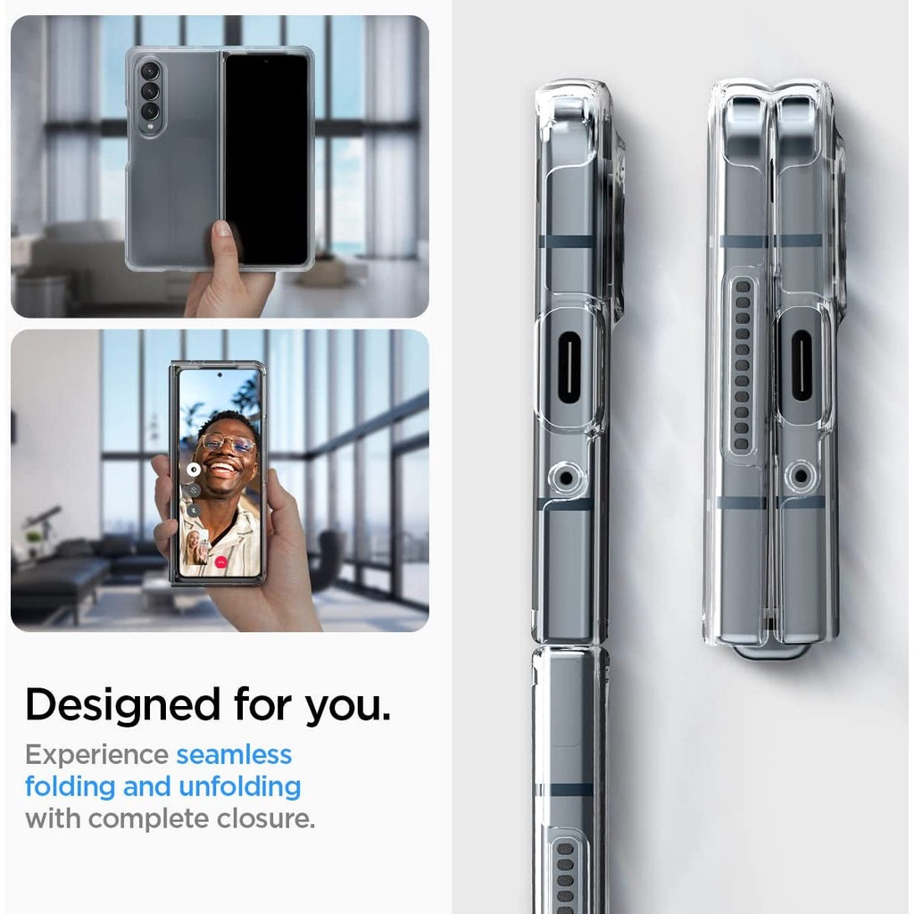 Spigen Ultra Hybrid Designed for Galaxy Z Fold 4 Case (2022) - Crystal Clear
