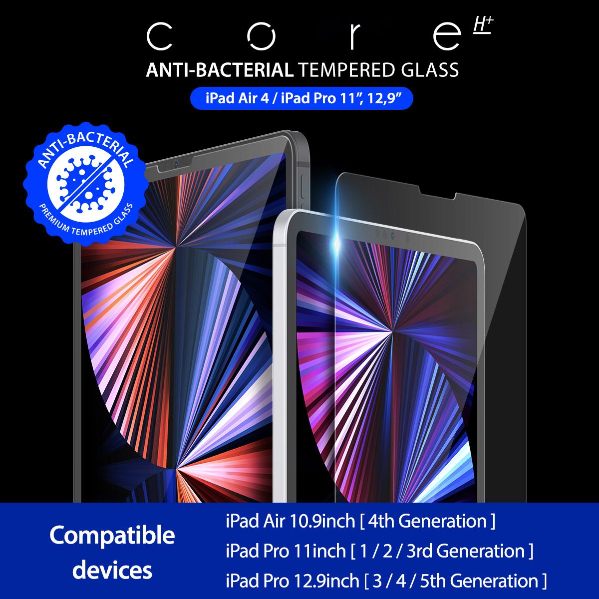 Araree Sub Core iPad Pro 11 / 12.9 inch (2021) Tempered Glass Screen Protector
