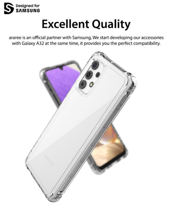 Araree Mach Samsung Galaxy A32 Soft Case Cover