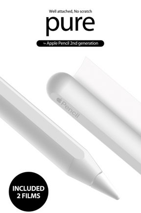 Araree Pure Clear Protector Film Coverage for Apple Pencil 2nd Generation