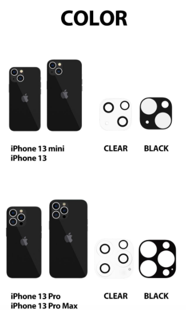 Araree C-Sub Core Camera lens Protector iPhone 13 / Pro / Pro Max / Mini